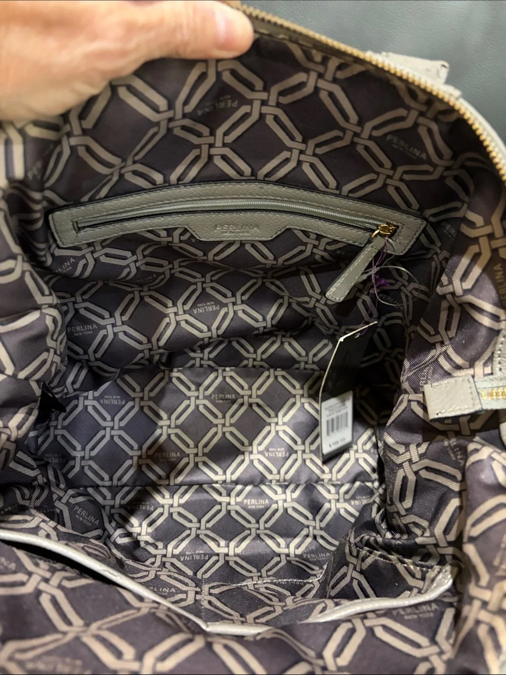 NWT Perlina Pebbled Leather Purse